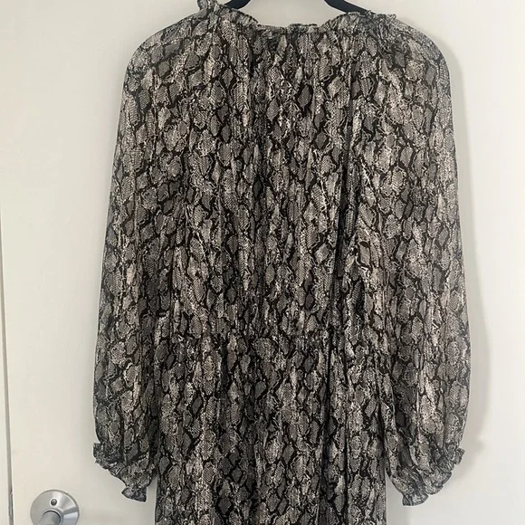 NWT ZARA ANIMAL PRINT MIDI DRESS size S - Picture 10 of 11
